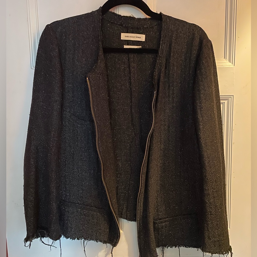 Isabel Marant Etoile Tweed Jacket with Zipper